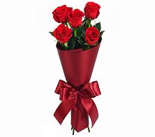 Букет 5 Красных роз Эдлесс Лав #REPLACE_PRED# Угловке