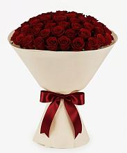 Букет 101 Бордовая роза Блэк Бакарра в Угловке
