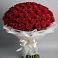 Букет 101 Красная роза Блэк Мэджик в Угловке