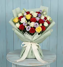 Букет цветов из:  Розы в Угловке