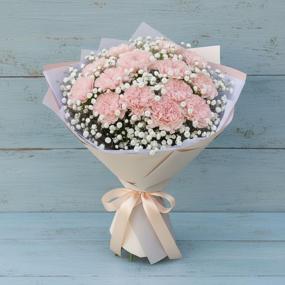 Букет цветов из: Гвоздики в Угловке