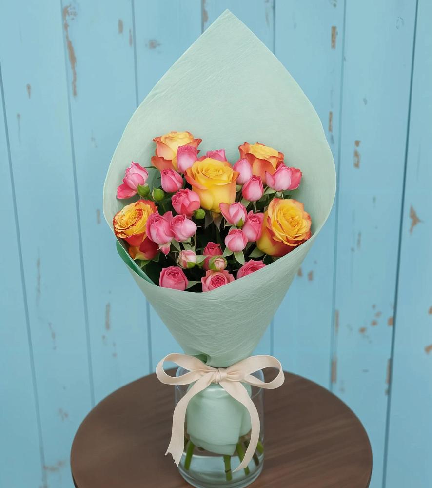 Букет цветов из: Розы в Угловке