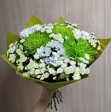 Букет цветов из:  Хризантемы #REPLACE_PRED# Угловке