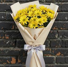 Букет цветов из:  Хризантемы #REPLACE_PRED# Угловке