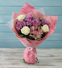 Букет цветов из:  Герберы в Угловке