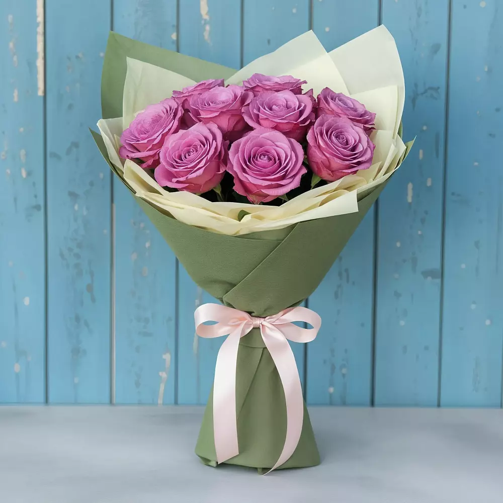 Букет Розы Фёрст Леди в Угловке