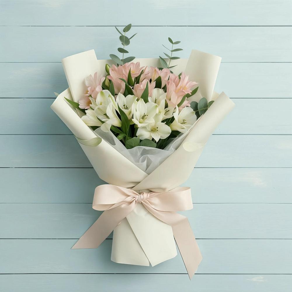 Букет цветов из: Альстромерии в Угловке