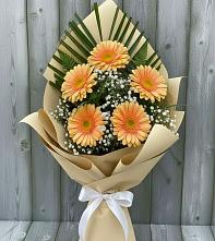 Букет цветов из:  Герберы в Угловке