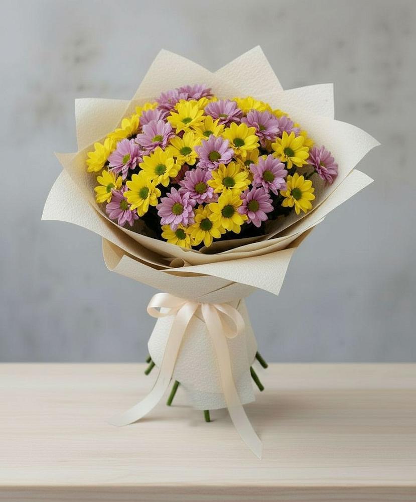 Букет цветов из: Хризантемы в Угловке